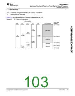 浏览型号TMS320C6672ACYP25的Datasheet PDF文件第103页