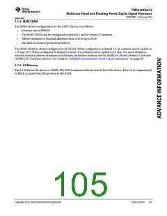 浏览型号TMS320C6672ACYP25的Datasheet PDF文件第105页
