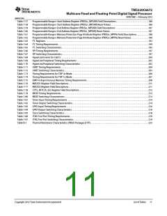 浏览型号TMS320C6672ACYP25的Datasheet PDF文件第11页