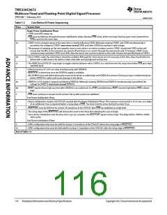 浏览型号TMS320C6672ACYP25的Datasheet PDF文件第116页