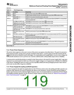 浏览型号TMS320C6672ACYP25的Datasheet PDF文件第119页