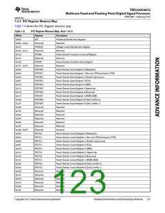 浏览型号TMS320C6672ACYP25的Datasheet PDF文件第123页