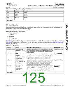 浏览型号TMS320C6672ACYP25的Datasheet PDF文件第125页