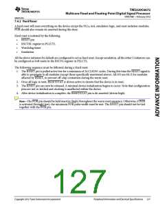 浏览型号TMS320C6672ACYP25的Datasheet PDF文件第127页