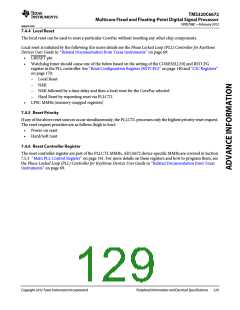 浏览型号TMS320C6672ACYP25的Datasheet PDF文件第129页