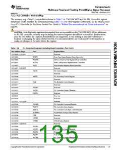 浏览型号TMS320C6672ACYP25的Datasheet PDF文件第135页