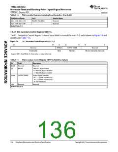 浏览型号TMS320C6672ACYP25的Datasheet PDF文件第136页