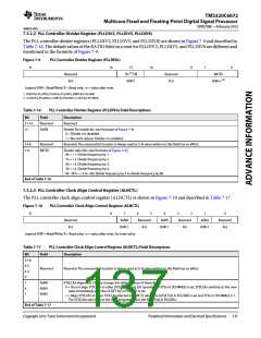浏览型号TMS320C6672ACYP25的Datasheet PDF文件第137页