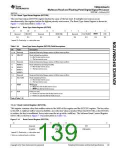 浏览型号TMS320C6672ACYP25的Datasheet PDF文件第139页