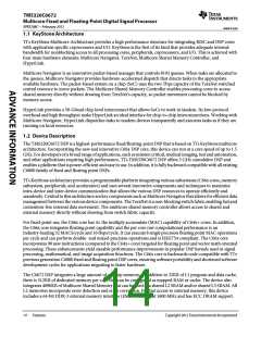 浏览型号TMS320C6672ACYP25的Datasheet PDF文件第14页