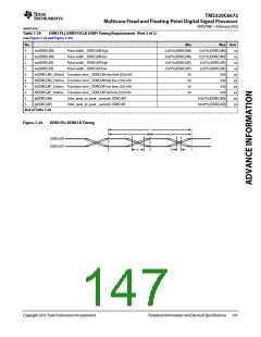 浏览型号TMS320C6672ACYP25的Datasheet PDF文件第147页