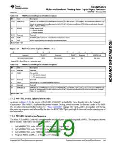 浏览型号TMS320C6672ACYP25的Datasheet PDF文件第149页