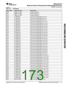 浏览型号TMS320C6672ACYP25的Datasheet PDF文件第173页