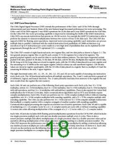 浏览型号TMS320C6672ACYP25的Datasheet PDF文件第18页