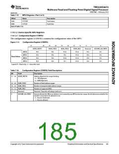浏览型号TMS320C6672ACYP25的Datasheet PDF文件第185页