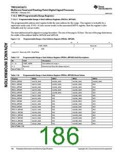 浏览型号TMS320C6672ACYP25的Datasheet PDF文件第186页