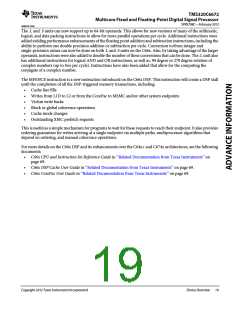 浏览型号TMS320C6672ACYP25的Datasheet PDF文件第19页