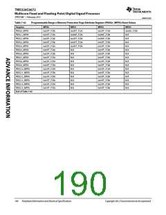 浏览型号TMS320C6672ACYP25的Datasheet PDF文件第190页