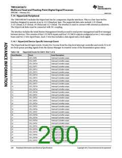 浏览型号TMS320C6672ACYP25的Datasheet PDF文件第200页