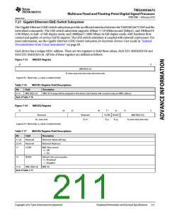浏览型号TMS320C6672ACYP25的Datasheet PDF文件第211页