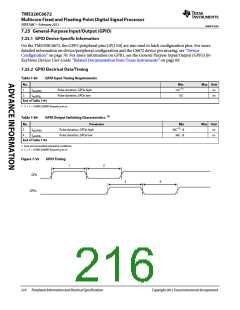 浏览型号TMS320C6672ACYP25的Datasheet PDF文件第216页