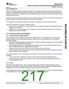 浏览型号TMS320C6672ACYP25的Datasheet PDF文件第217页
