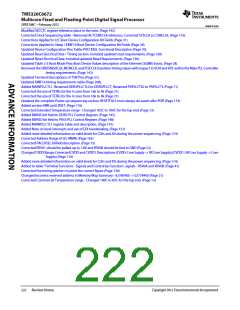 浏览型号TMS320C6672ACYP25的Datasheet PDF文件第222页