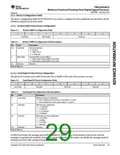 浏览型号TMS320C6672ACYP25的Datasheet PDF文件第29页
