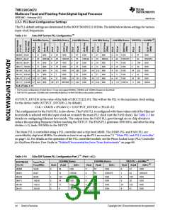 浏览型号TMS320C6672ACYP25的Datasheet PDF文件第34页