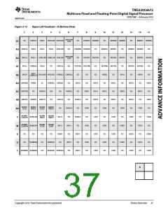 浏览型号TMS320C6672ACYP25的Datasheet PDF文件第37页