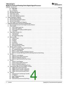 浏览型号TMS320C6672ACYP25的Datasheet PDF文件第4页