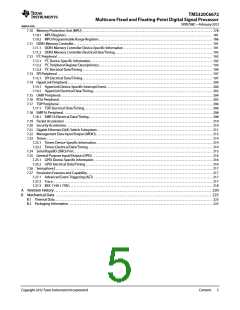 浏览型号TMS320C6672ACYP25的Datasheet PDF文件第5页