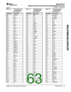 浏览型号TMS320C6672ACYP25的Datasheet PDF文件第63页