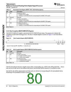 浏览型号TMS320C6672ACYP25的Datasheet PDF文件第80页