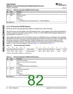 浏览型号TMS320C6672ACYP25的Datasheet PDF文件第82页