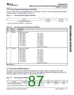 浏览型号TMS320C6672ACYP25的Datasheet PDF文件第87页