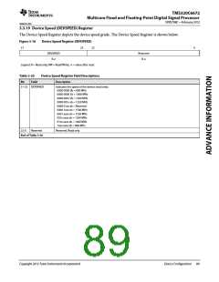 浏览型号TMS320C6672ACYP25的Datasheet PDF文件第89页