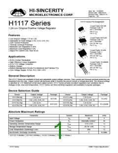 浏览型号H1117的Datasheet PDF文件第1页