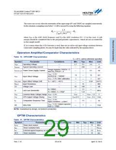 浏览型号HT32F1251_12的Datasheet PDF文件第29页