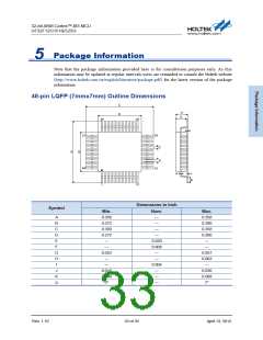 浏览型号HT32F1251_12的Datasheet PDF文件第33页