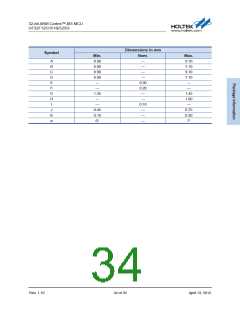 浏览型号HT32F1251_12的Datasheet PDF文件第34页