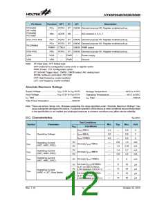 浏览型号HT46R065B_12的Datasheet PDF文件第12页