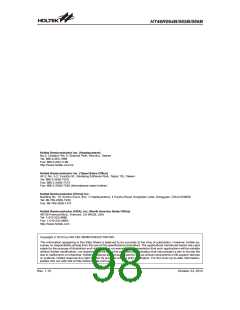 浏览型号HT46R065B_12的Datasheet PDF文件第98页