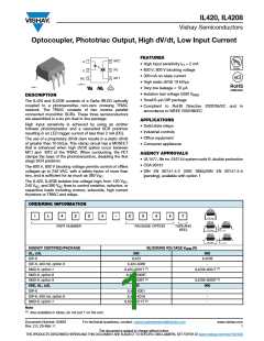 浏览型号IL4208-X007T的Datasheet PDF文件第1页
