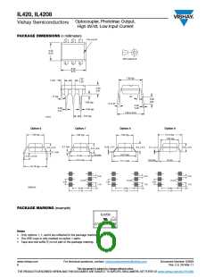 浏览型号IL4208-X007T的Datasheet PDF文件第6页