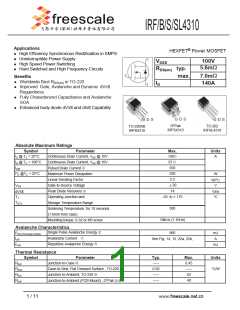 浏览型号IRFB4310的Datasheet PDF文件第1页