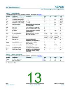 浏览型号KMA220的Datasheet PDF文件第13页