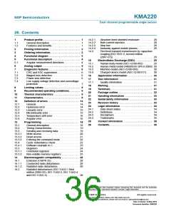 浏览型号KMA220的Datasheet PDF文件第36页