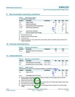 浏览型号KMA220的Datasheet PDF文件第9页