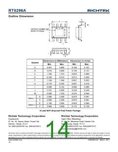 浏览型号RT8296A的Datasheet PDF文件第14页
